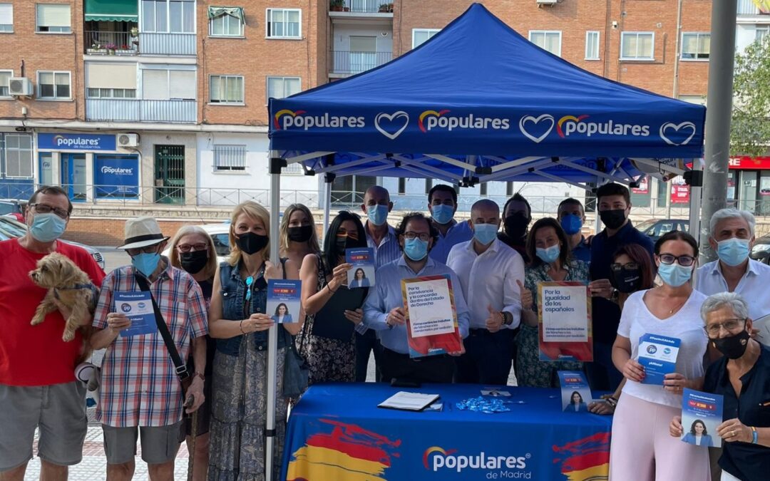 El PP de Alcobendas se moviliza contra los indultos a condenados mientras el PSOE los apoya